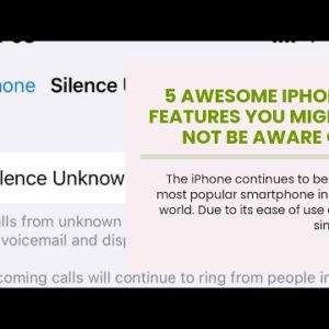 5 awesome iPhone features you might not be aware of