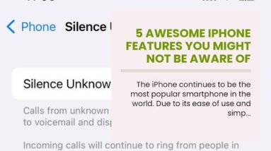 5 awesome iPhone features you might not be aware of