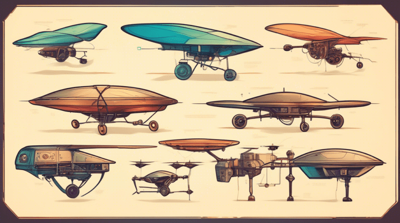 A timeline of drones, from da Vinci's ornithopter to a modern military drone