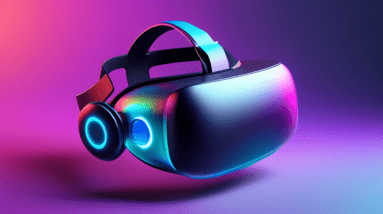 A VR headset seamlessly blending the design of Meta Quest 2 with the advanced technology of Meta Quest 3, labelled Quest 3 Lite with a question mark hovering over it.